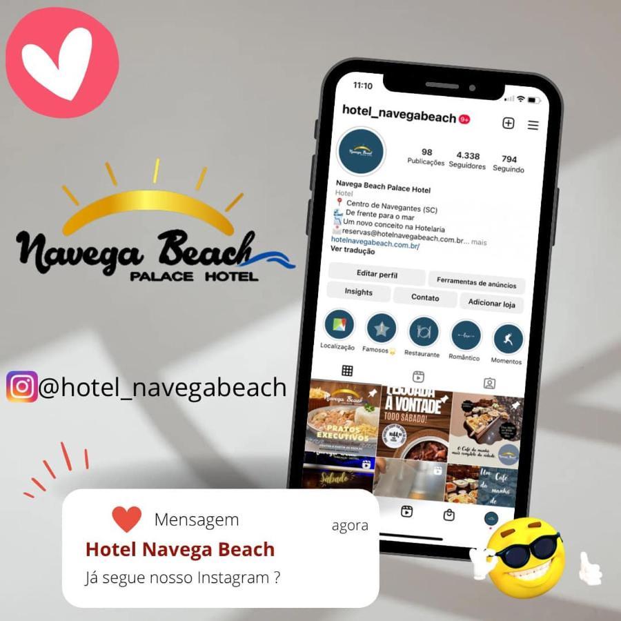 Navega Beach Palace Hotel Navegantes Eksteriør bilde